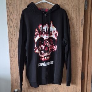 Black Skull Graphic Hoodie
